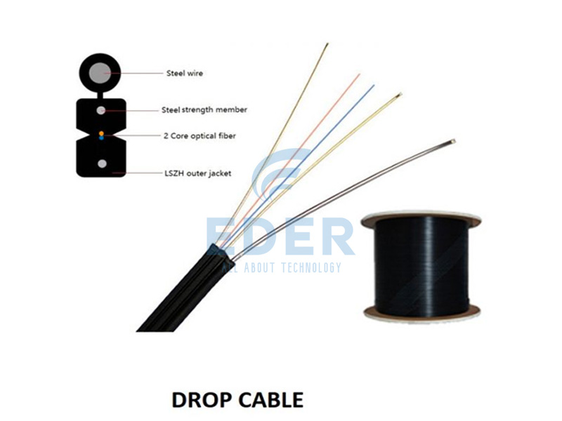 2 Cores FTTH Drop Cable